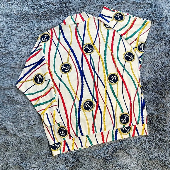 Nautical Print Cardigan - Picture 4 of 8